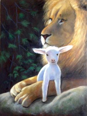 Lion and lamb