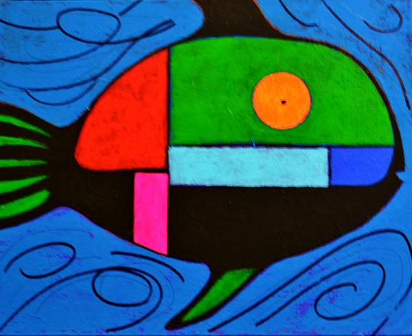 Mondrian's  Fish