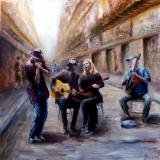 Musicians on Royal Street - SOLD