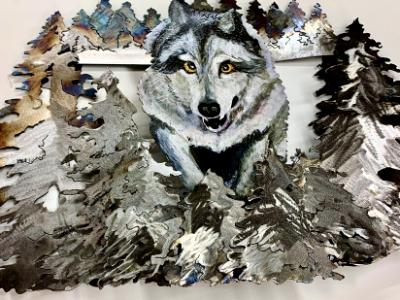 Wolf in the Woods Wolf in the Woods