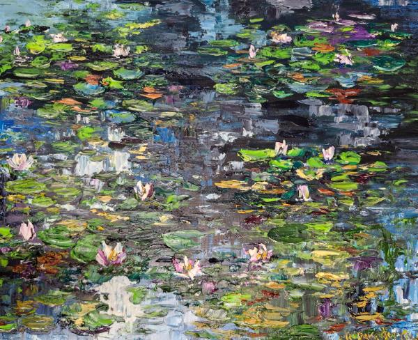 Evening pond SOLD 