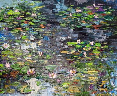 Evening pond SOLD Evening pond SOLD