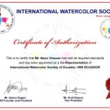 INTERNATIONAL WATERCOLOR SOCIETY 2016