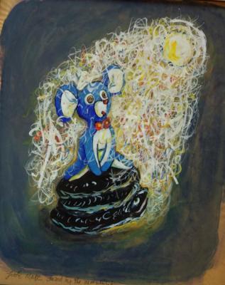 Little Mouse Dazed by the Moonlight