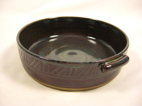 110903.O Baking Dish with Carved Design