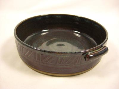 110903.O Baking Dish with Carved Design 110903.O Baking Dish with Carved Design