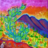 Mule Tongue Cactus Sunset
