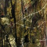 Matted Mini Abstract #22 (Olive Series 19-28)