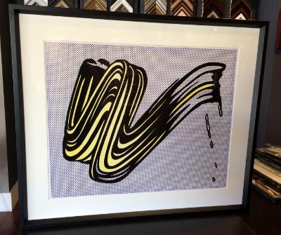 Roy Lichtenstein Test print 1965 Leo Castelli gallery NY Roy Lichtenstein Test print 1965 Leo Castelli gallery NY