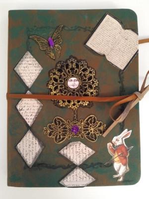 White Rabbit journal, 8" x 6" blank White Rabbit journal, 8" x 6" blank