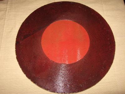 120316.A Textured Decorative Disk/Platter 120316.A Textured Decorative Disk/Platter