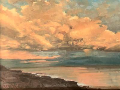 Sunset Clouds 2 18x24" oil Sunset Clouds 2 18x24" oil