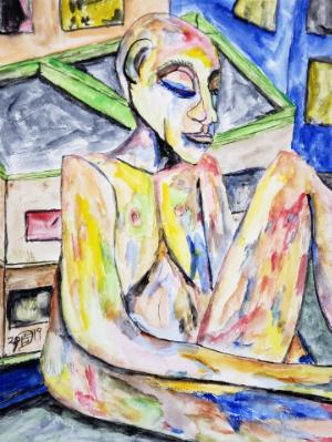 Having returned to his world, he regained his color, but his elongation remained, sending him into a deep depression. Having returned to his world, he regained his color, but his elongation remained, sending him into a deep depression.
