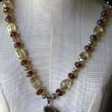 Ammonite Crystal Necklace