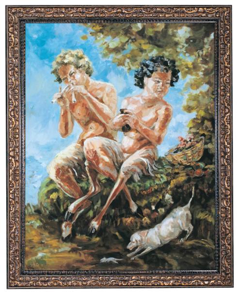 Bacchant and Faun