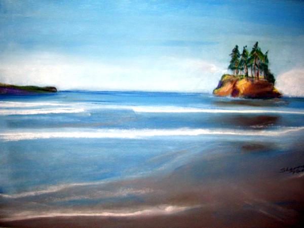 Crescent Beach (Pastel)