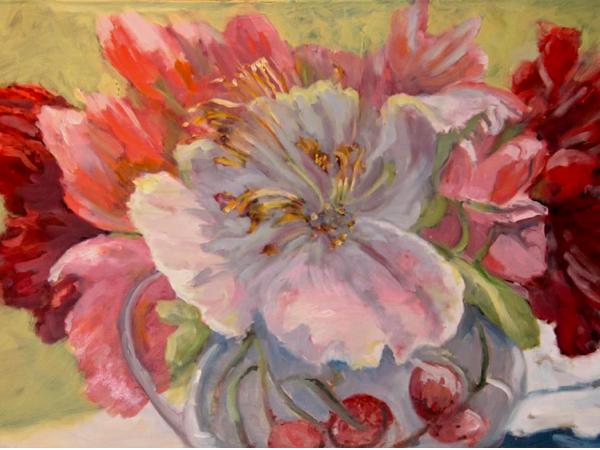 Peonies in a Teapot
