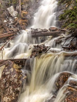 Silky and Misty Fern Falls in Spring Silky and Misty Fern Falls in Spring