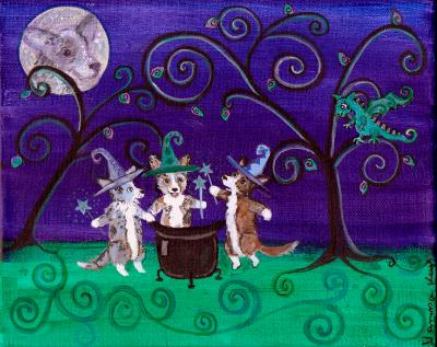 Three Cardi Witches 5.5" Three Cardi Witches 5.5"