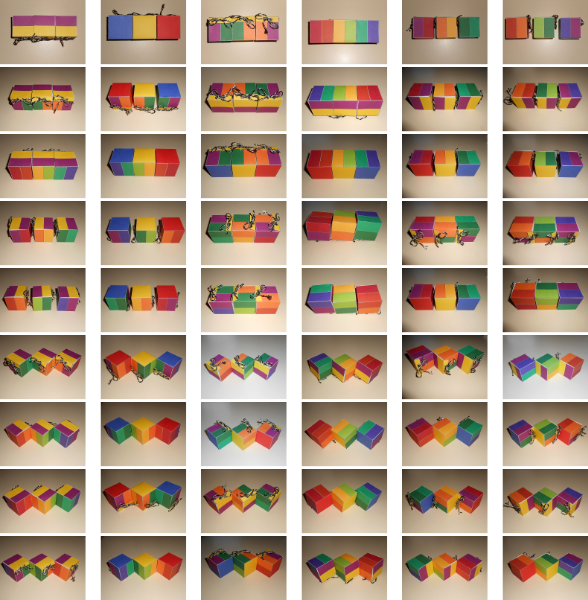 All the permutations for looking at a cube (or three!)