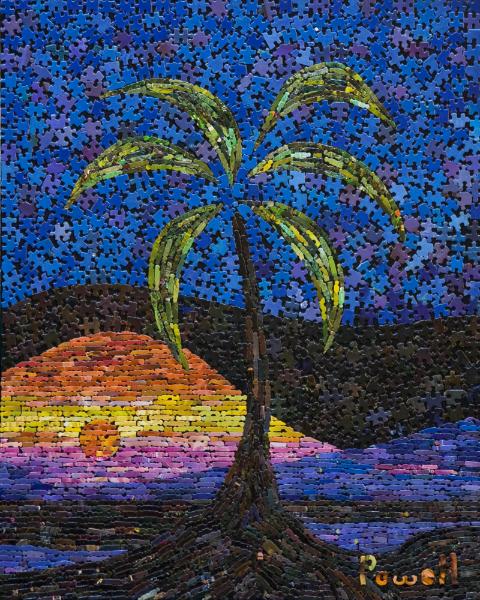 Sunset Palm (2009) SOLD 