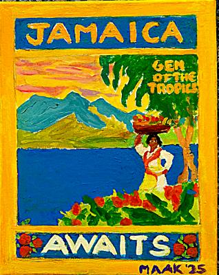 Jamaica Travel Poster