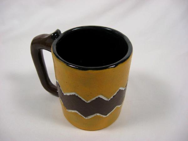 110416.B Mug with Zig Zag Design