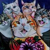 Cat Commission 3 - Friends