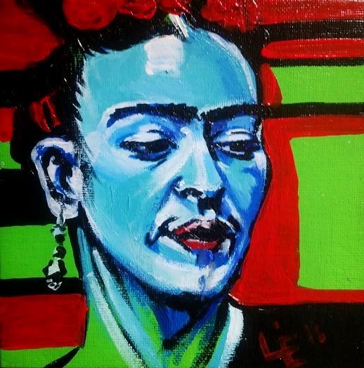 Painting 9 of 10 Fun Frida Commissions