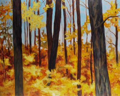 Autumn in Woodland II (Sold)