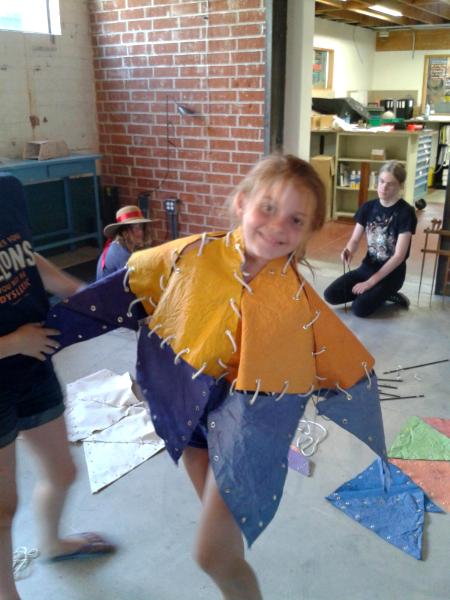 Half-Icosahedron Flower Costume