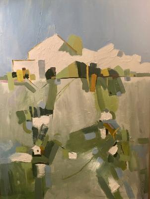 "Country House" 40" x30" acrylic on canvas "Country House" 40" x30" acrylic on canvas