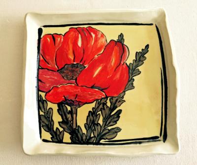 Poppy Dipping Plate Poppy Dipping Plate