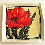 Poppy Dipping Plate