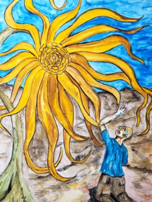 The aggressiveness of sunflowers The aggressiveness of sunflowers