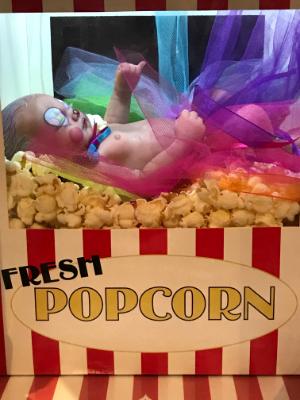 Reborn preemie Baby Clown ~ Poppy ~ WON by H.P