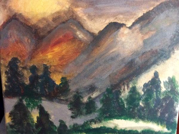 Mountains in the the Fall 