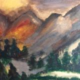 Mountains in the the Fall 