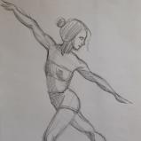 Female Clothed Standing Gesture