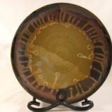 120214.B Shallow Bowl with Multiple Glazes