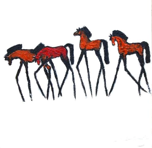 Gathering of Horses No. 5