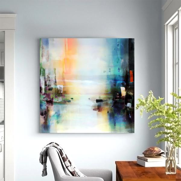 Abstract Landscape Clearing - Large Abstract Art For Sale