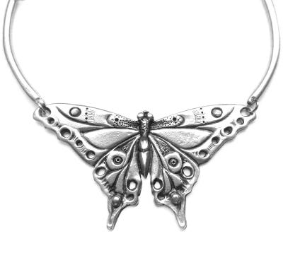 Art Nouveau Butterfly Necklace an original design butterfly choker