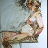 NUDE OIL ON PAPER