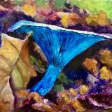 Blue mushroom 
