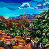 Slice of the Salt River -30x40  original acrylic on gallery wrap canvas 