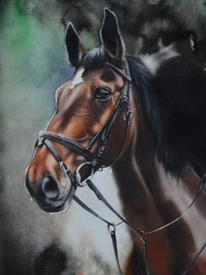 Oleg´s war horse, 38cm x 56cm, 2022 Oleg´s war horse, 38cm x 56cm, 2022