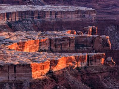 Sunset Glow on the White Rim Sunset Glow on the White Rim