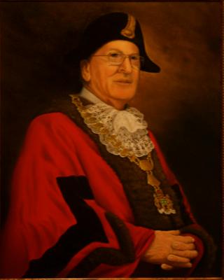 The Mayor of Gosford City, NSW Australia - Oil Painting