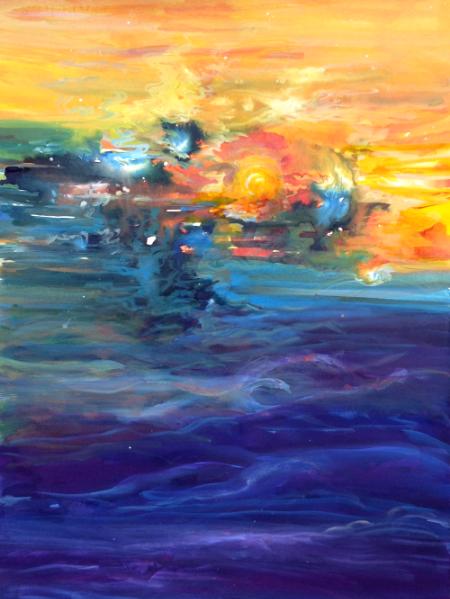 Primordial Sun over Sea